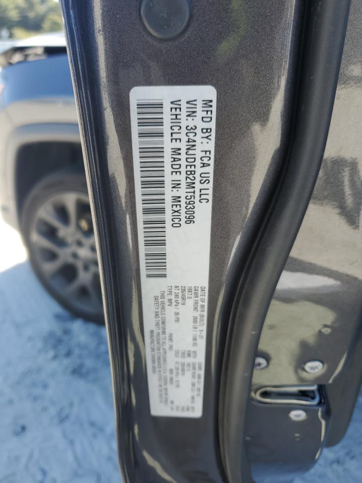 2021 Jeep Compass 80Th Edition VIN: 3C4NJDEB2MT593096 Lot: 82181385