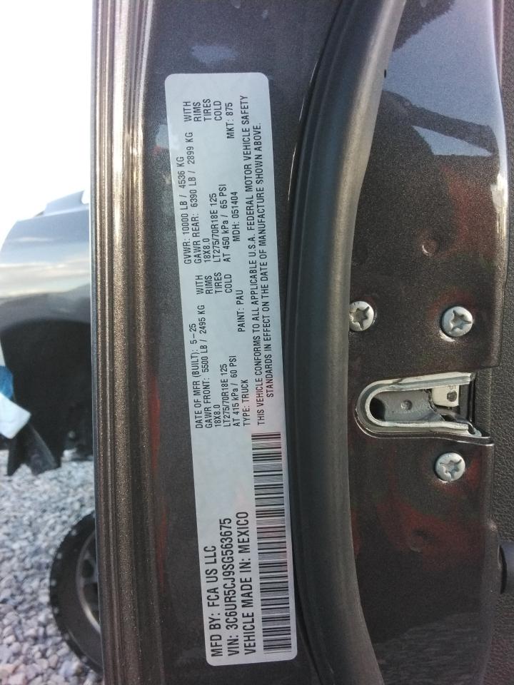 2025 Ram 2500 Tradesman VIN: 3C6UR5CJ9SG563675 Lot: 82168115