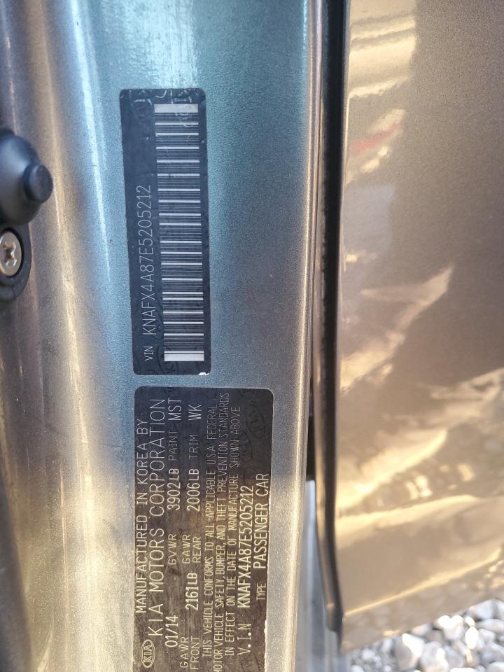 2014 Kia Forte Ex VIN: KNAFX4A87E5205212 Lot: 84998925