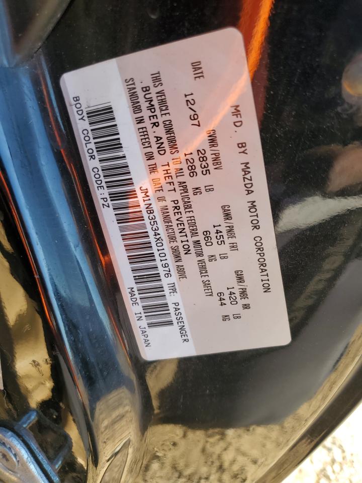 1999 Mazda Mx-5 Miata VIN: JM1NB3534X0101976 Lot: 82444155