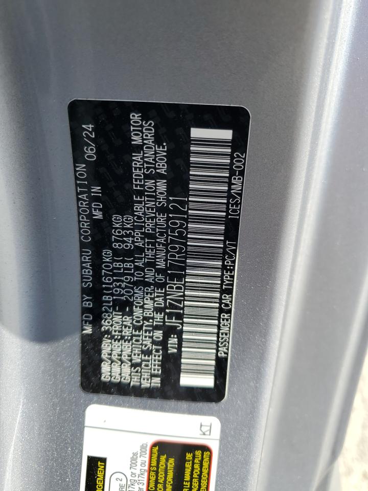 2024 Toyota Gr 86 Premium VIN: JF1ZNBE17R9759121 Lot: 90828065