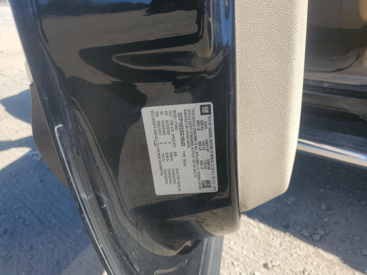 2012 GMC Sierra C1500 Denali VIN: 3GTP1XE29CG185423 Lot: 86144045