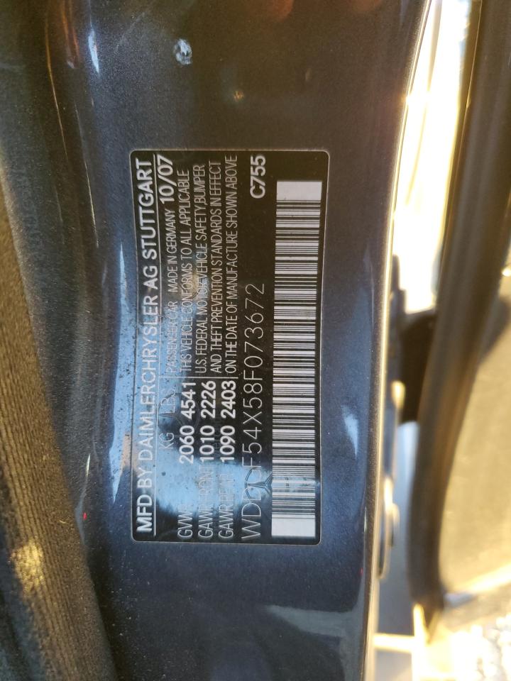 2008 Mercedes-Benz C 300 VIN: WDDGF54X58F073672 Lot: 85910135