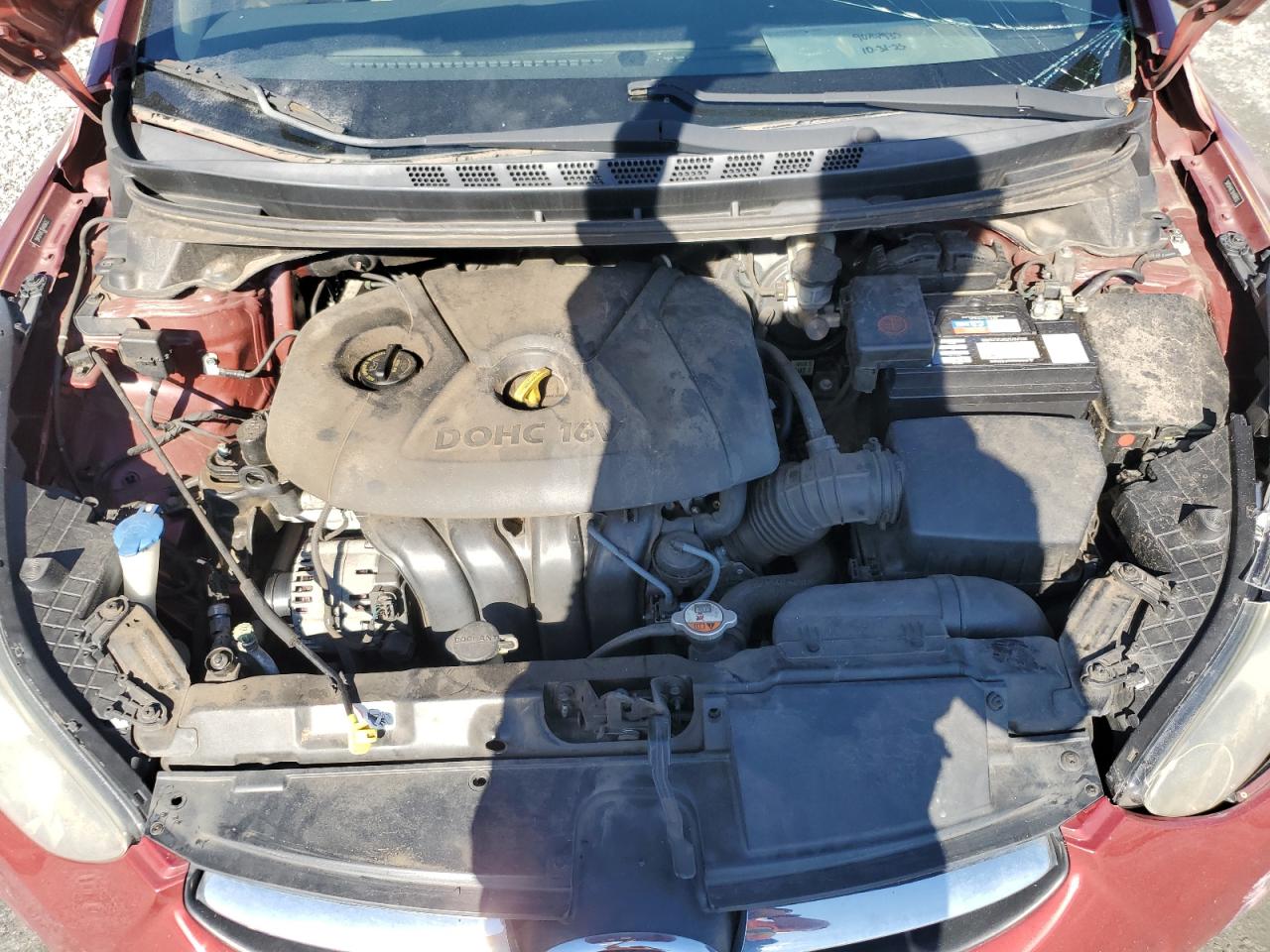 2013 Hyundai Elantra Gls VIN: 5NPDH4AE7DH406653 Lot: 90707935