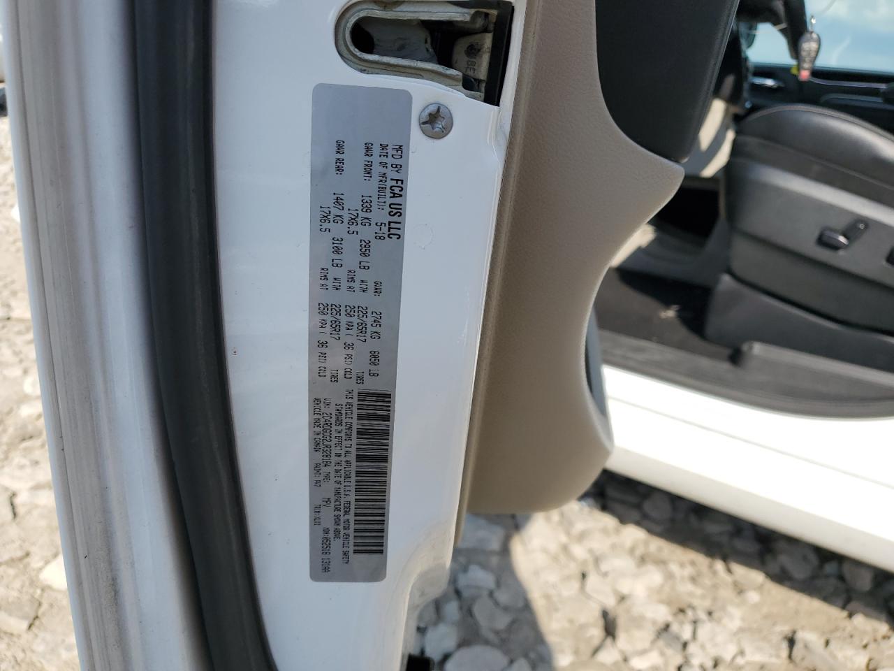 2018 Dodge Grand Caravan Sxt VIN: 2C4RDGCG2JR328184 Lot: 82238325