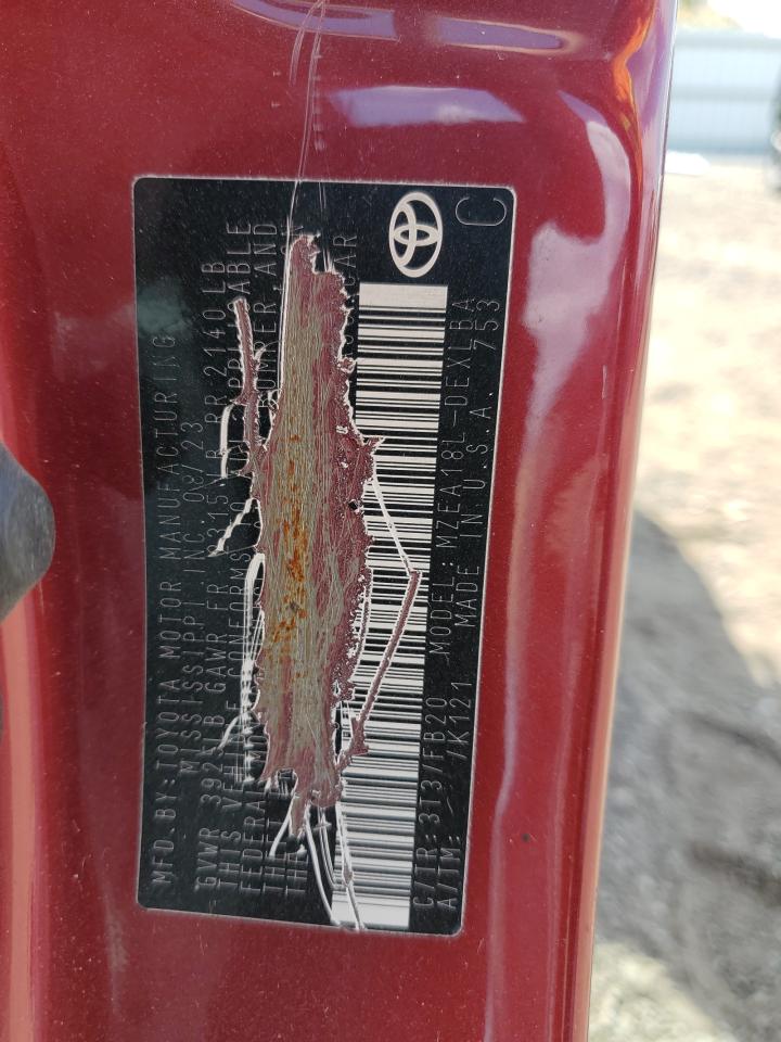 2023 Toyota Corolla Le VIN: 5YFB4MDE4PP074144 Lot: 82069035