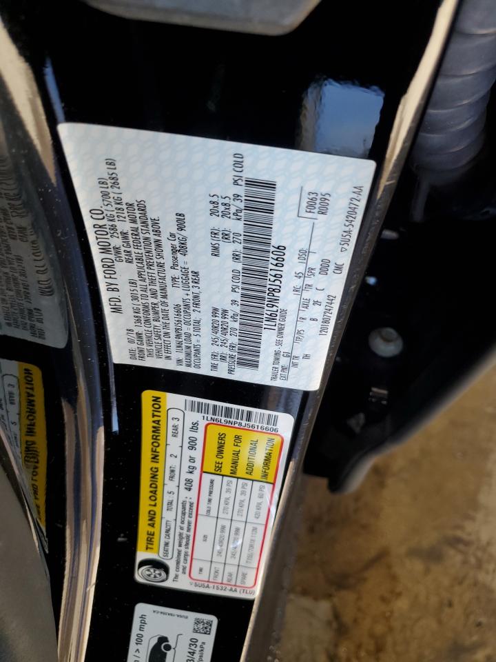 2018 Lincoln Continental Reserve VIN: 1LN6L9NP8J5616606 Lot: 86146335