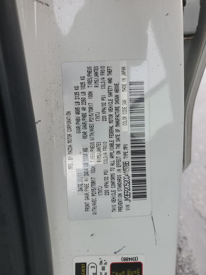 2012 Mazda Cx-7 VIN: JM3ER2C52C0416786 Lot: 90633895