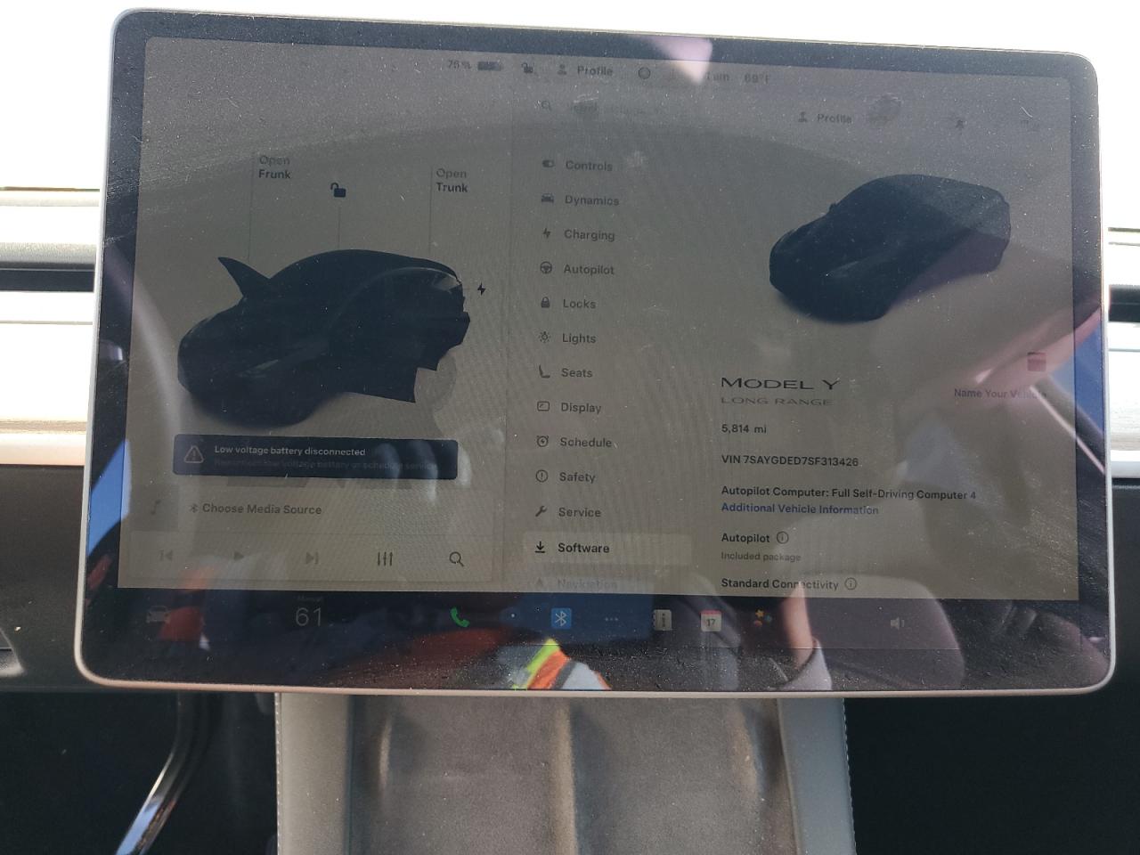 2025 Tesla Model Y VIN: 7SAYGDED7SF313426 Lot: 85357905