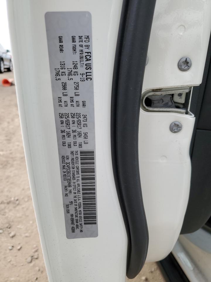 2019 Dodge Journey Se VIN: 3C4PDCBG1KT859408 Lot: 82442645