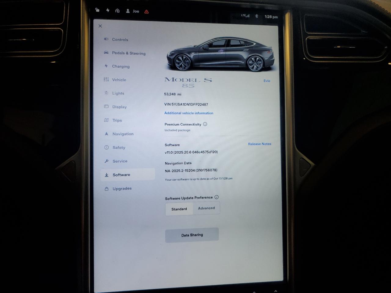 2013 Tesla Model S VIN: 5YJSA1DN1DFP22487 Lot: 82424785