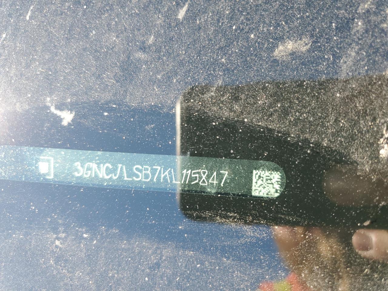 2019 Chevrolet Trax 1Lt VIN: 3GNCJLSB7KL115847 Lot: 85783565