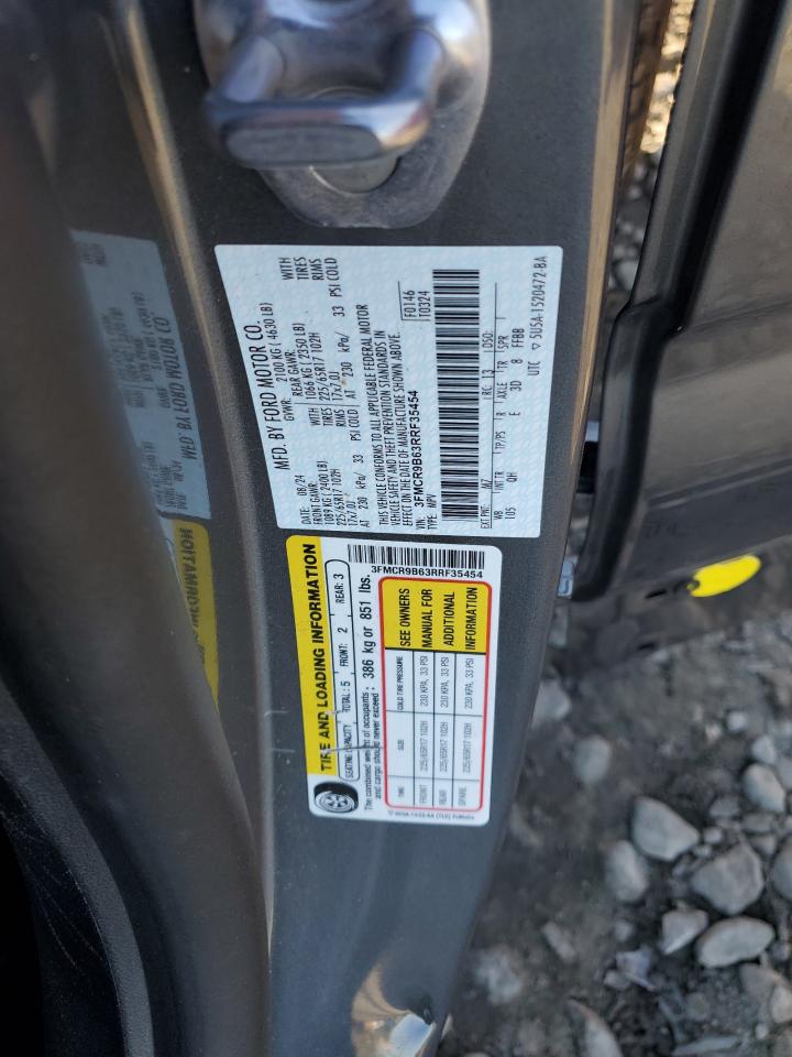 2024 Ford Bronco Sport Big Bend VIN: 3FMCR9B63RRF35454 Lot: 85838355