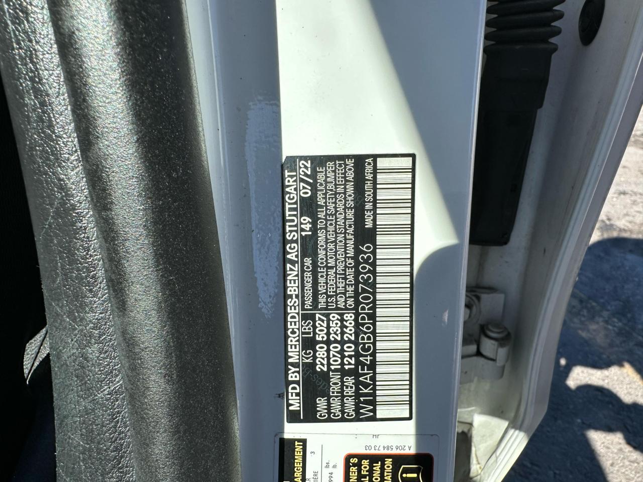 Фото: W1KAF4GB6PR073936