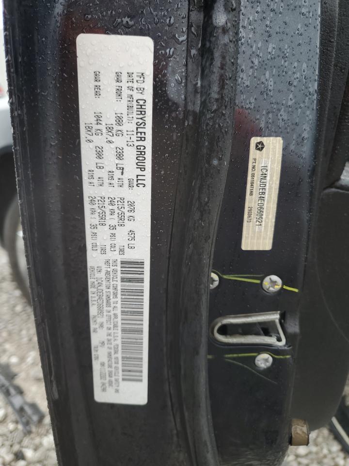 2014 Jeep Compass Latitude VIN: 1C4NJDEB4ED660921 Lot: 85146755