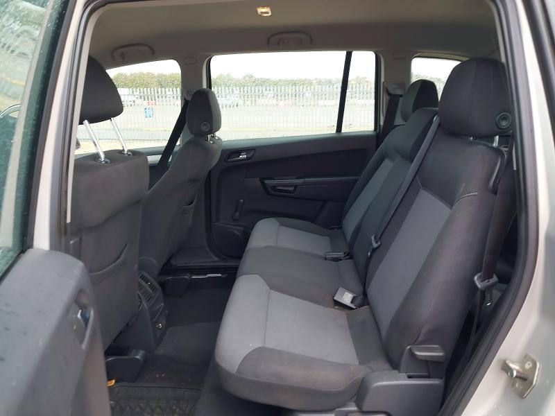 2008 VAUXHALL ZAFIRA 1.6I EXCLUSIV 5DR