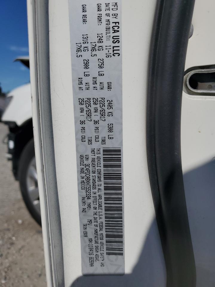 2017 Dodge Journey Se VIN: 3C4PDCABXHT552334 Lot: 87197755