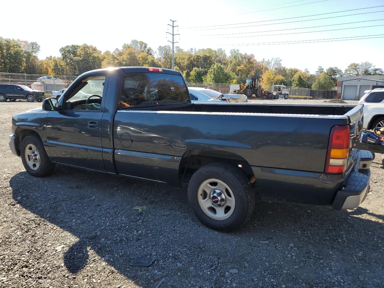 2003 GMC New Sierra C1500 grey pickup gas 1GTEC14X03Z358497 photo #3