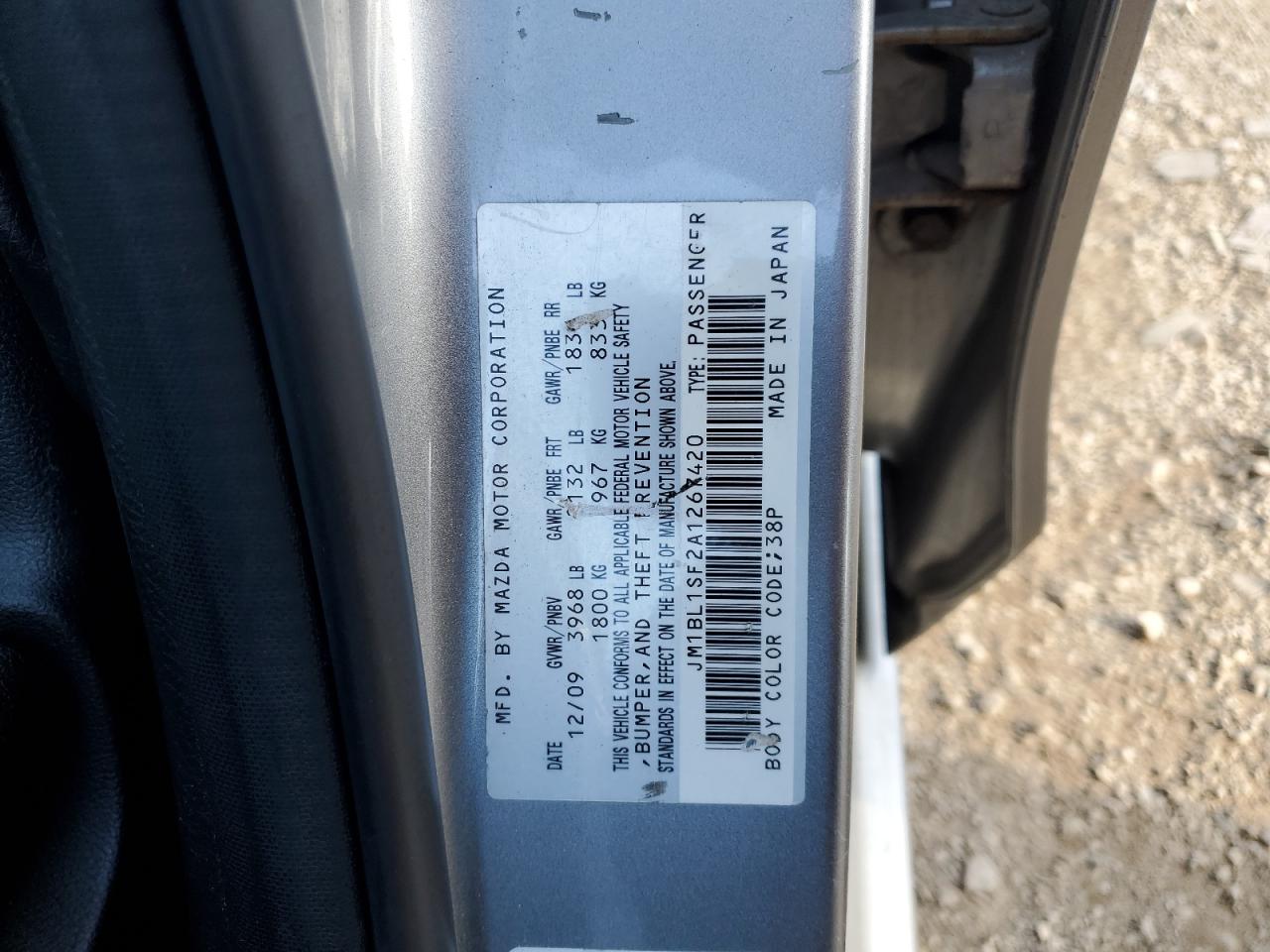 2010 Mazda 3 I VIN: JM1BL1SF2A1267420 Lot: 85373745