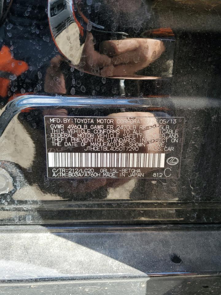 2013 Lexus Gs 350 VIN: JTHCE1BL4D5017290 Lot: 90272445