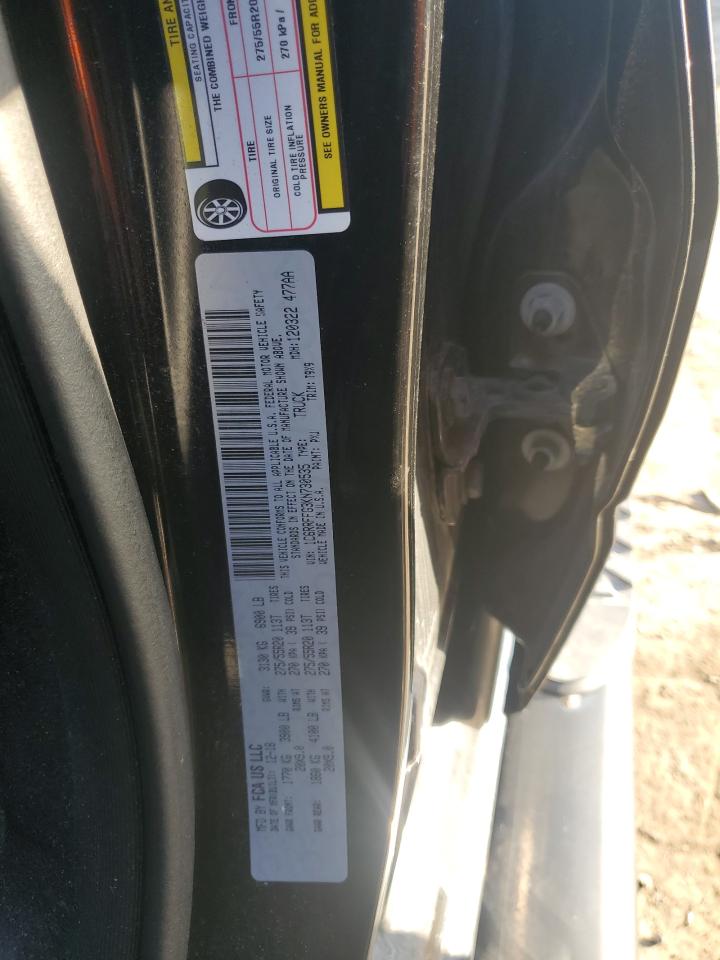 2019 Ram 1500 Big Horn/Lone Star VIN: 1C6RRFFG3KN730535 Lot: 86294025