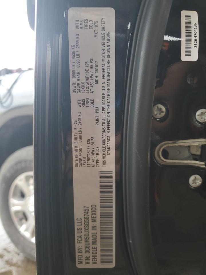 2025 Ram 2500 Big Horn VIN: 3C6UR5DJXSG567457 Lot: 86338035