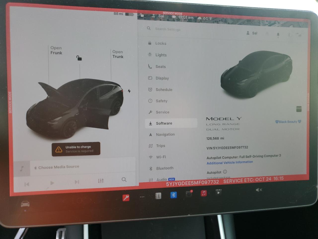 2021 Tesla Model Y VIN: 5YJYGDEE5MF097732 Lot: 82715675