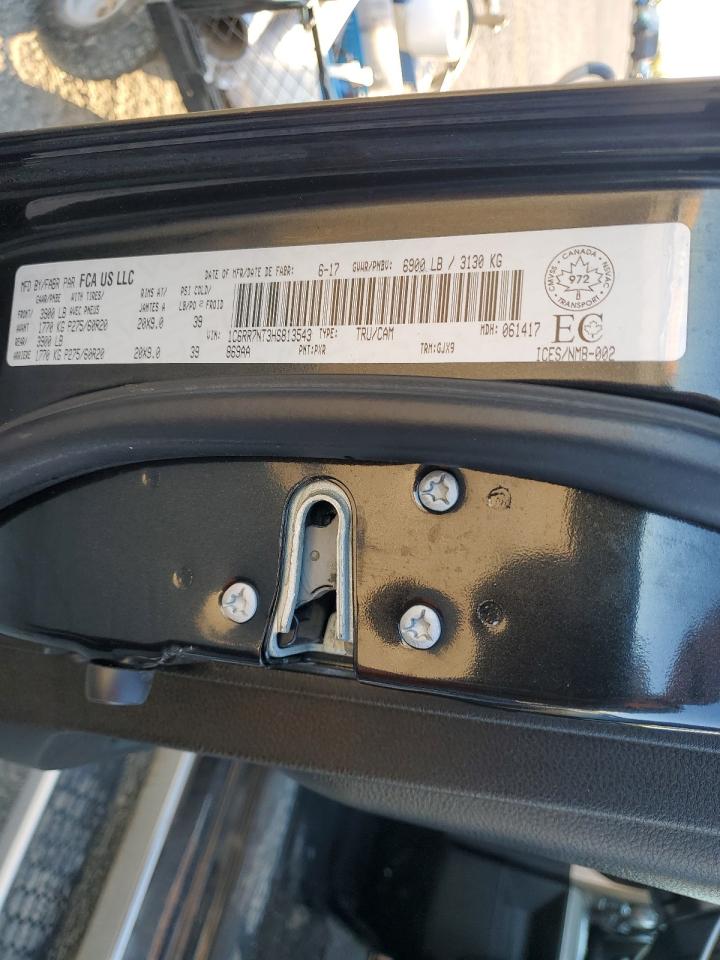 2017 Ram 1500 Laramie VIN: 1C6RR7NT3HS813543 Lot: 85828795