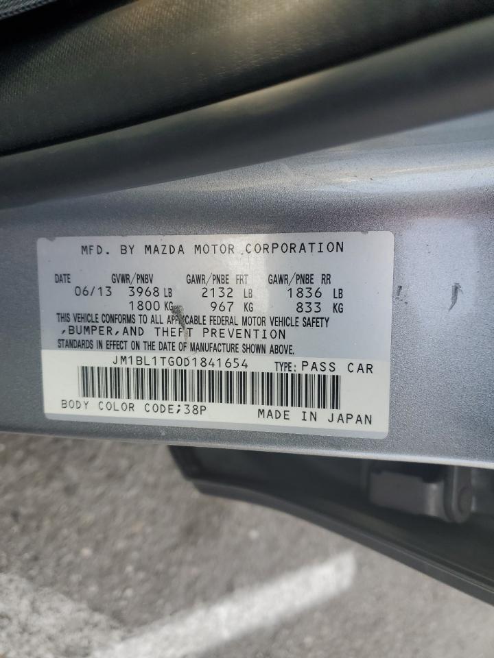 2013 Mazda 3 I VIN: JM1BL1TG0D1841654 Lot: 89439115