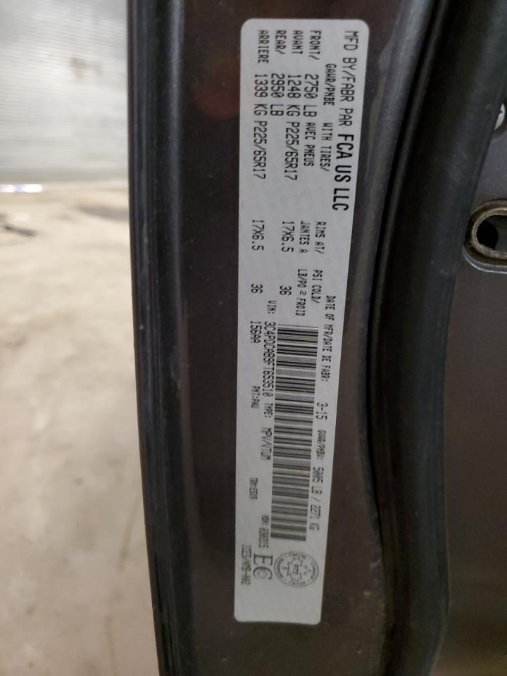 2015 Dodge Journey Se VIN: 3C4PDCAB9FT653510 Lot: 85386745