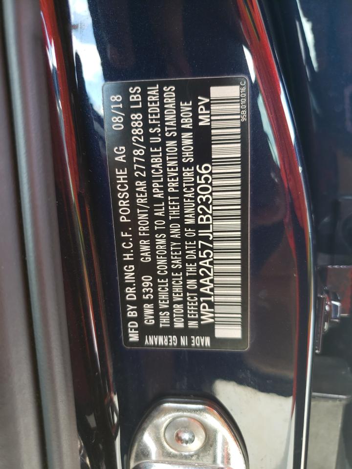 2018 Porsche Macan VIN: WP1AA2A57JLB23056 Lot: 90435175