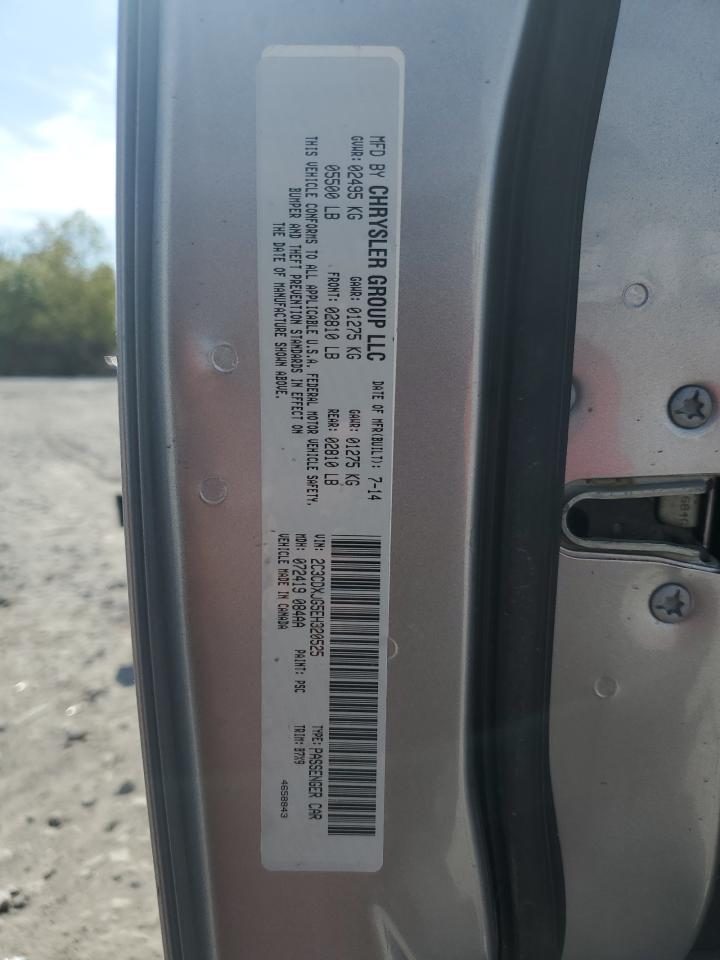 2014 Dodge Charger Sxt VIN: 2C3CDXJG5EH320525 Lot: 84217085