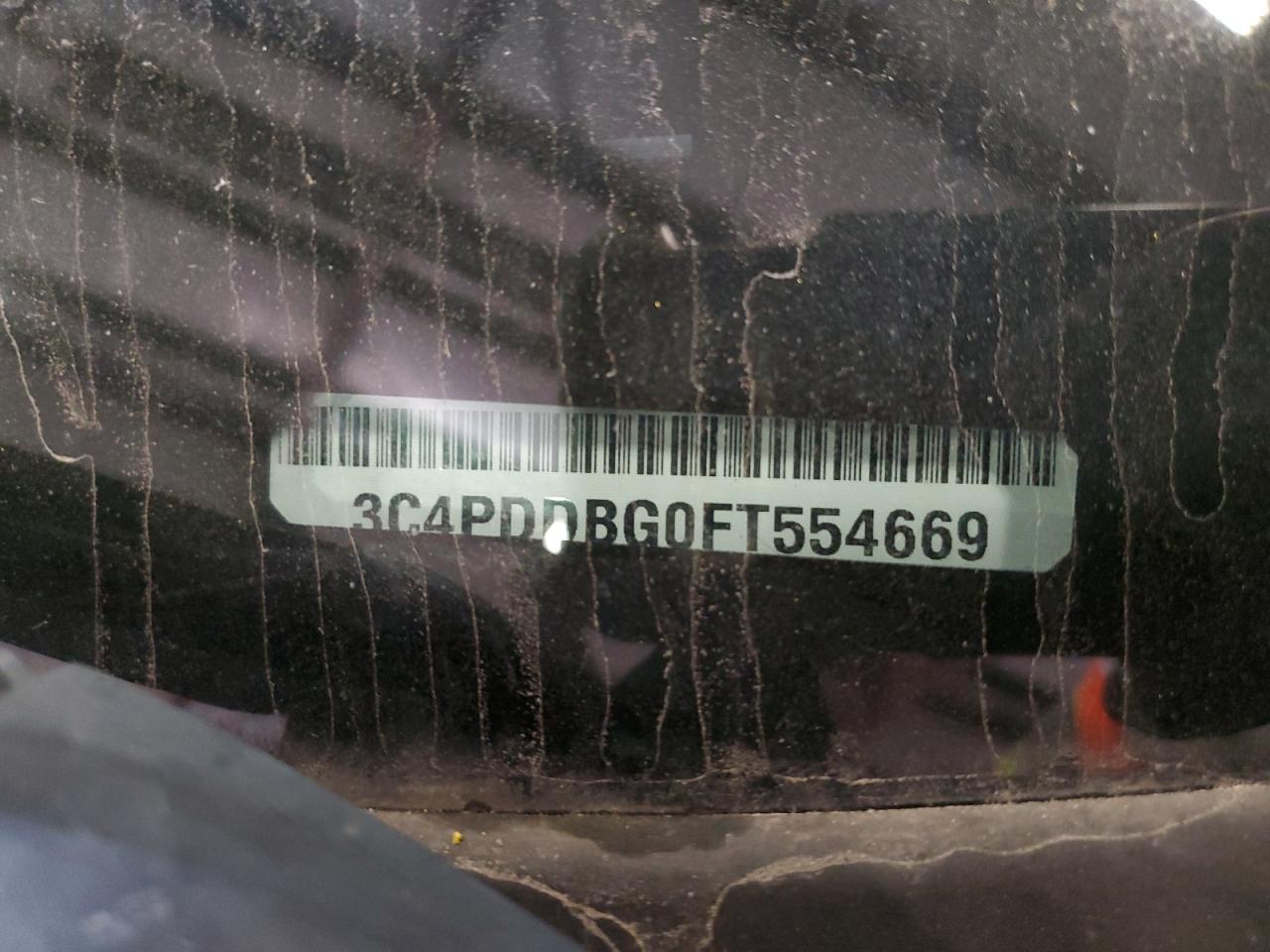 2015 Dodge Journey Sxt VIN: 3C4PDDBG0FT554669 Lot: 85003775