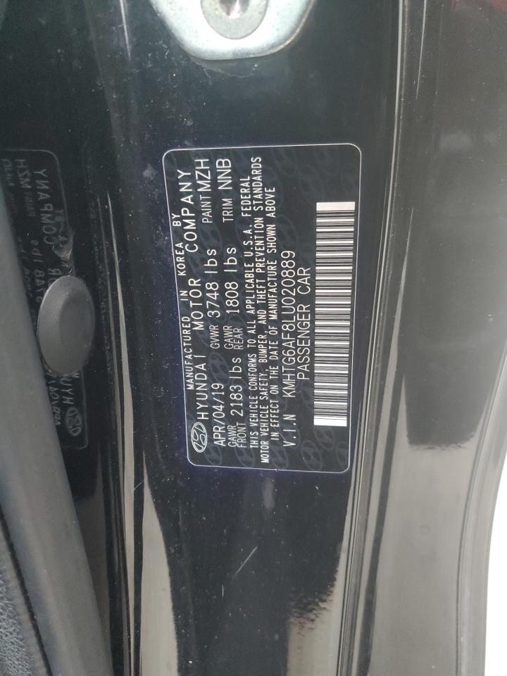 2020 Hyundai Veloster Base VIN: KMHTG6AF8LU020889 Lot: 86302885