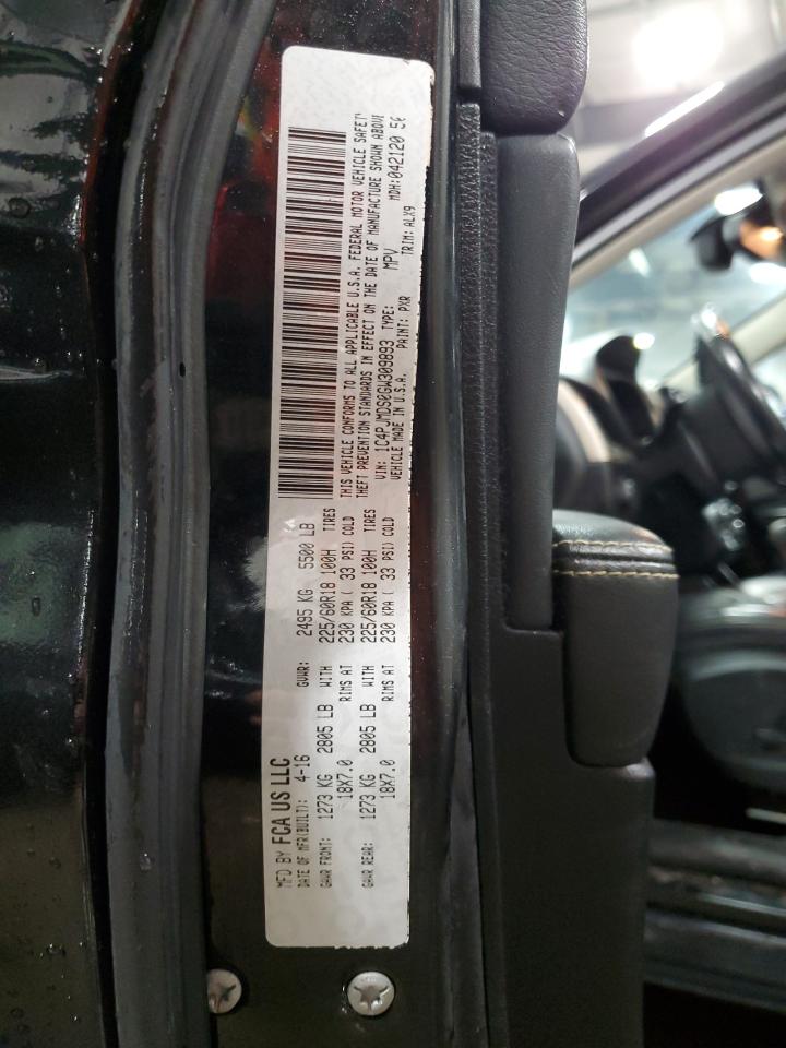 2016 Jeep Cherokee Limited VIN: 1C4PJMDS0GW309893 Lot: 90631155