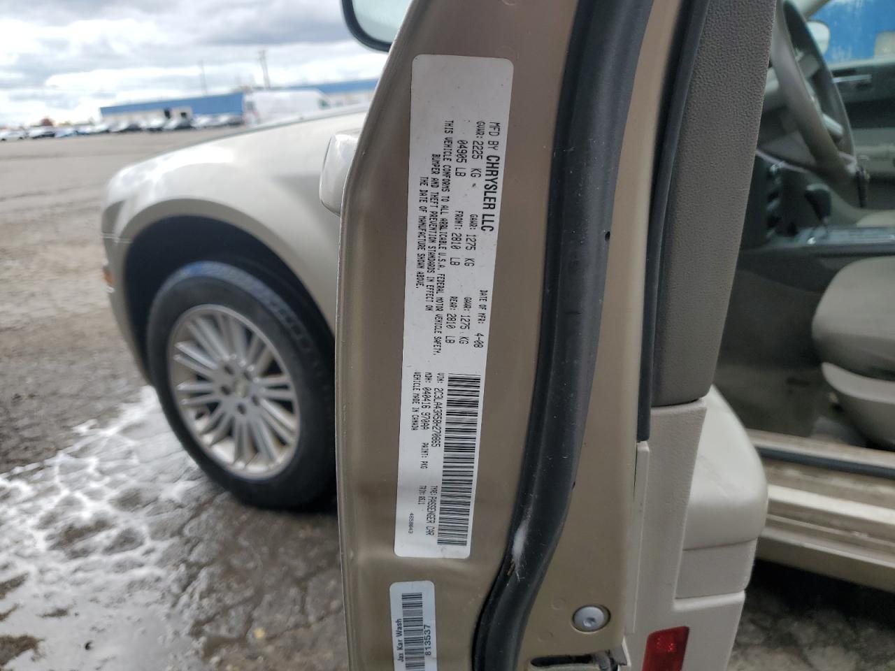 2008 Chrysler 300 Lx VIN: 2C3LA43R58H270865 Lot: 90126475