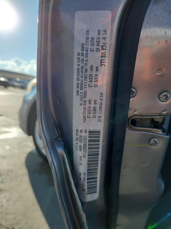 2016 Dodge Dart Sxt VIN: 1C3CDFBB9GD571142 Lot: 86895215