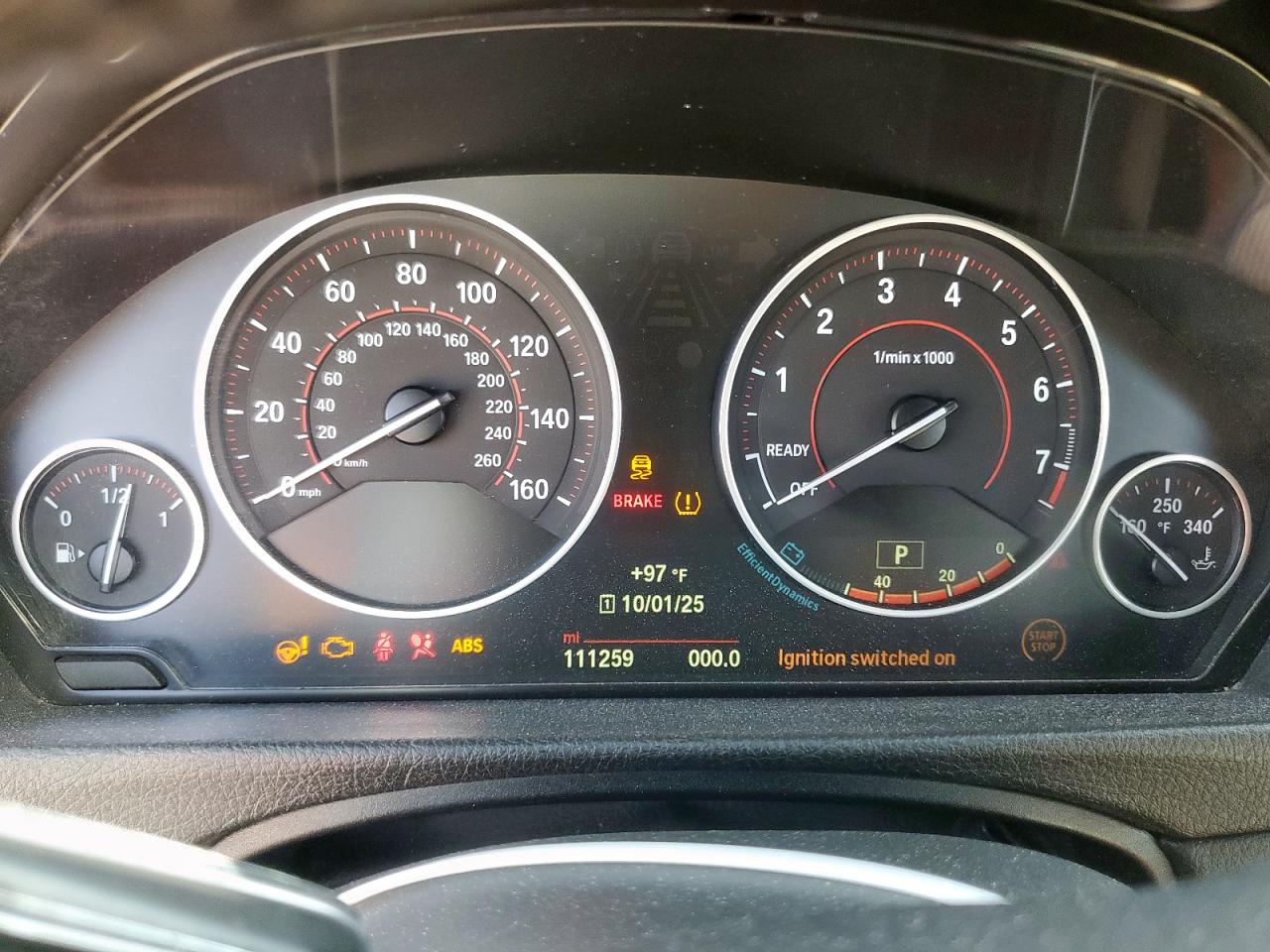 2015 BMW 335 Xi VIN: WBA3B9G53FNR93967 Lot: 82193925