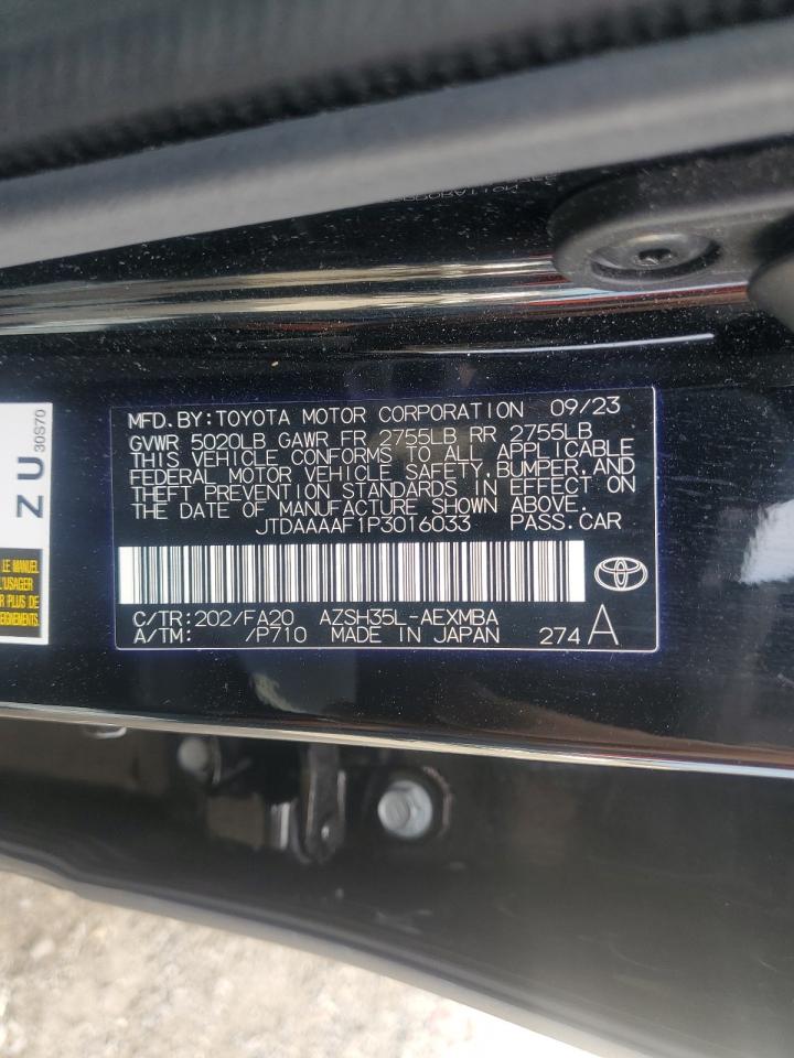 2023 Toyota Crown Xle VIN: JTDAAAAF1P3016033 Lot: 85082715