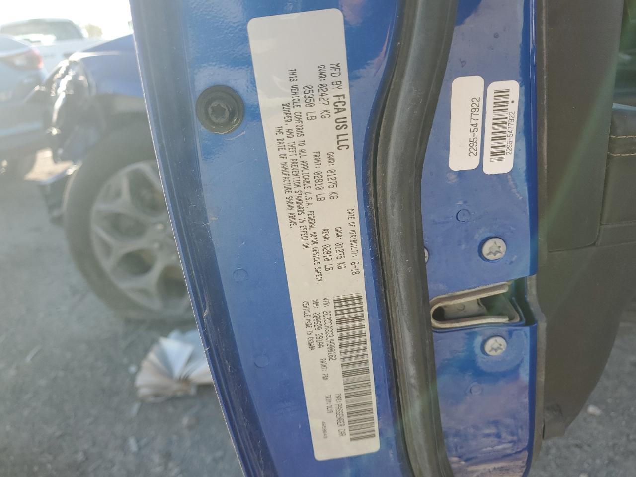 2018 Chrysler 300 S VIN: 2C3CCAGG3JH300162 Lot: 85003465