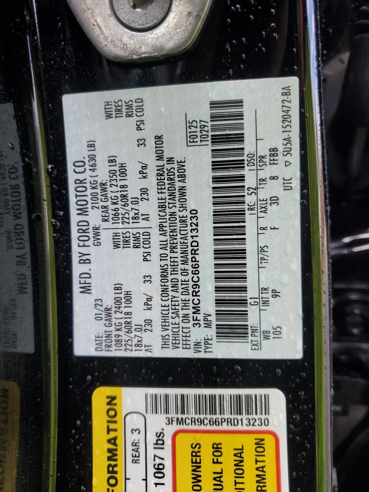 2023 Ford Bronco Sport Outer Banks VIN: 3FMCR9C66PRD13230 Lot: 90790515