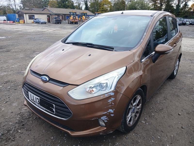 2013 FORD B-MAX 1.5 TDCI ZETEC 5DR for sale at Copart WOLVERHAMPTON