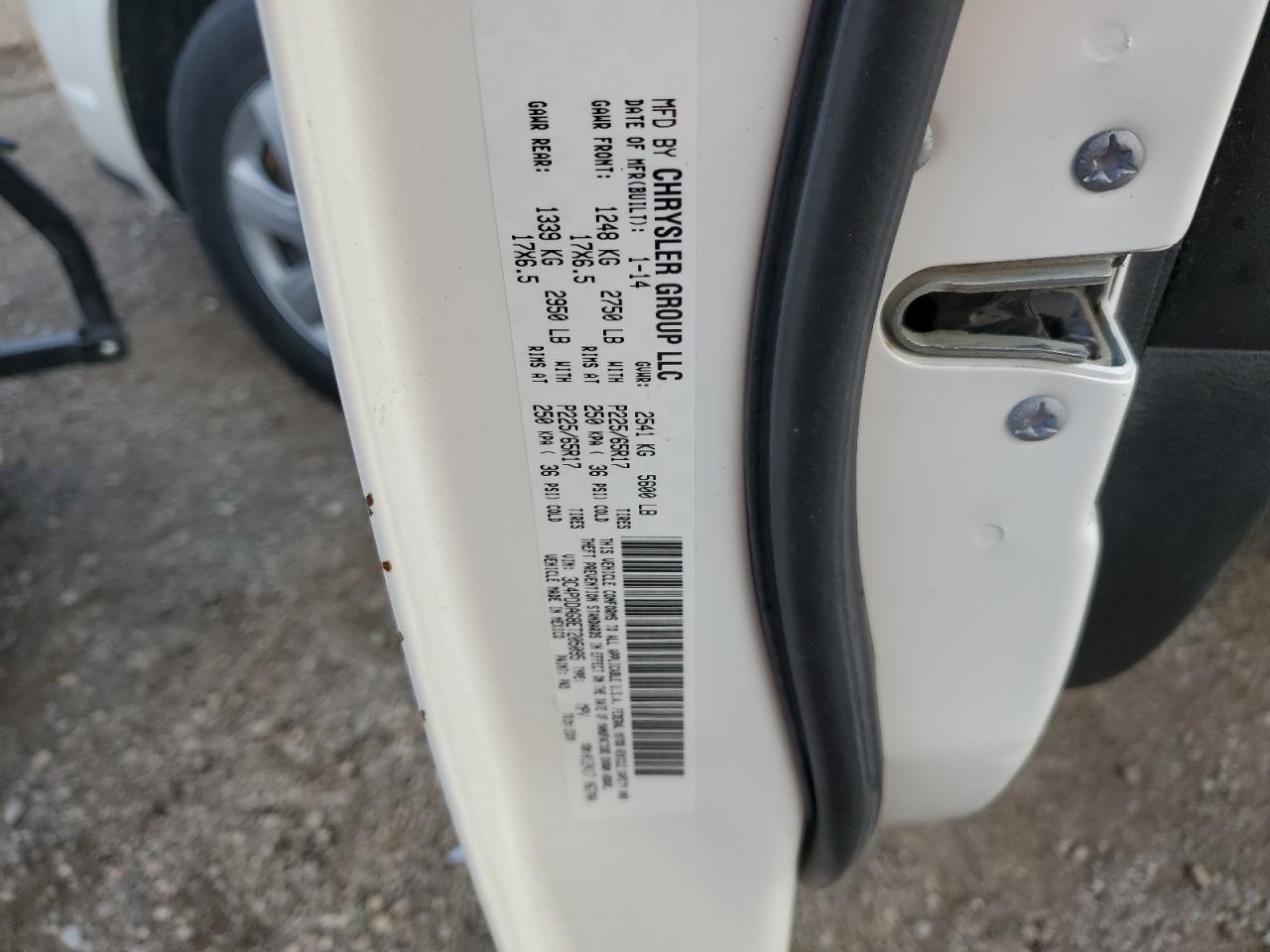 2014 Dodge Journey Se VIN: 3C4PDDAG8ET205095 Lot: 86889045