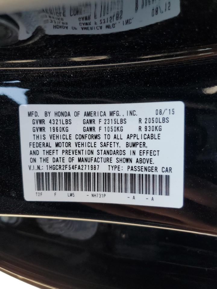 2015 Honda Accord Sport VIN: 1HGCR2F54FA271987 Lot: 85701995