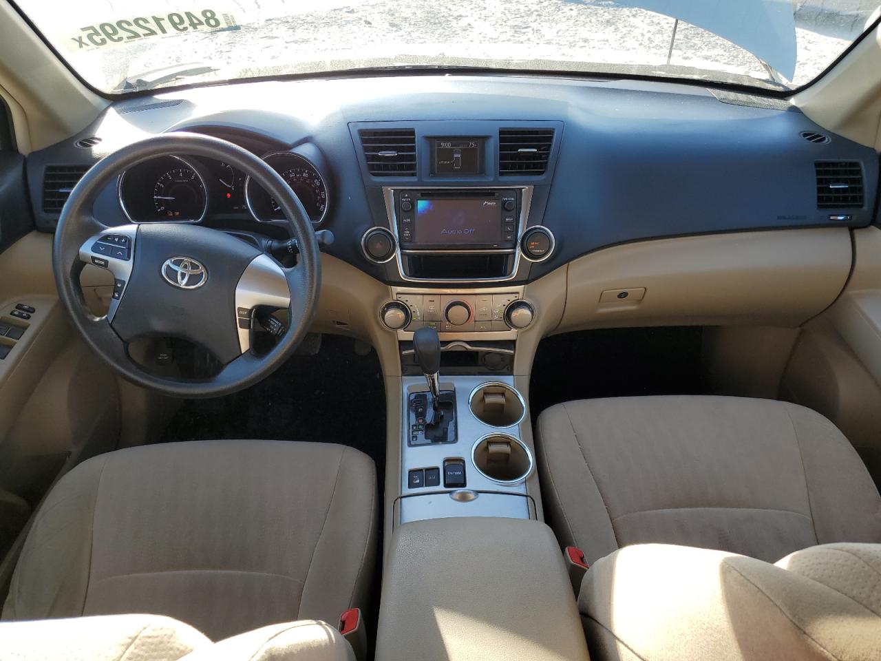 2013 Toyota Highlander Base VIN: 5TDBK3EHXDS227783 Lot: 84912295