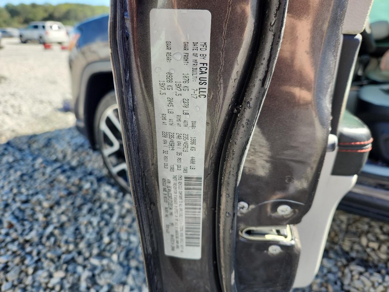 2018 Jeep Compass Limited VIN: 3C4NJCCB7JT122134 Lot: 85707625