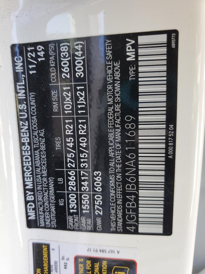 Фото: 4JGFB4JB6NA611689