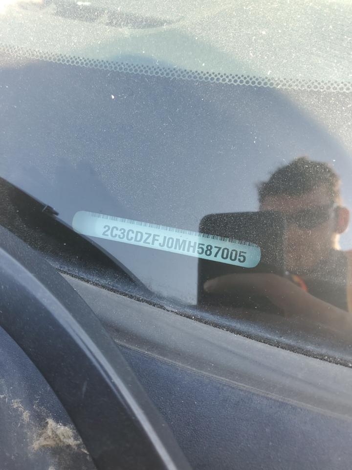 2021 Dodge Challenger R/T Scat Pack VIN: 2C3CDZFJ0MH587005 Lot: 84403935