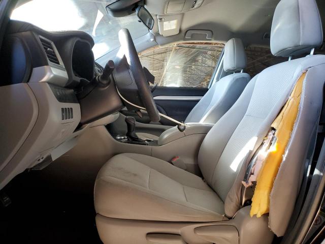  TOYOTA HIGHLANDER 2017 Черный