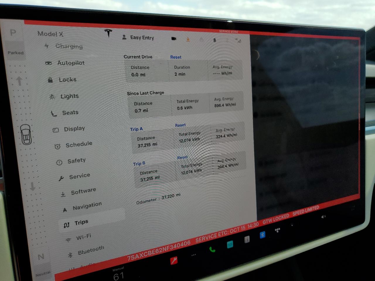 2022 Tesla Model X VIN: 7SAXCBE62NF340406 Lot: 86474955